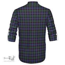 ScotsTee Shop Scottish Fletcher Modern Clan Tartan Mens Scottish Jacobite Ghillie Casual Shirt