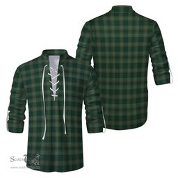 ScotsTee Shop Scottish Donachie of Brockloch Hunting Clan Tartan Mens Scottish Jacobite Ghillie Casual Shirt