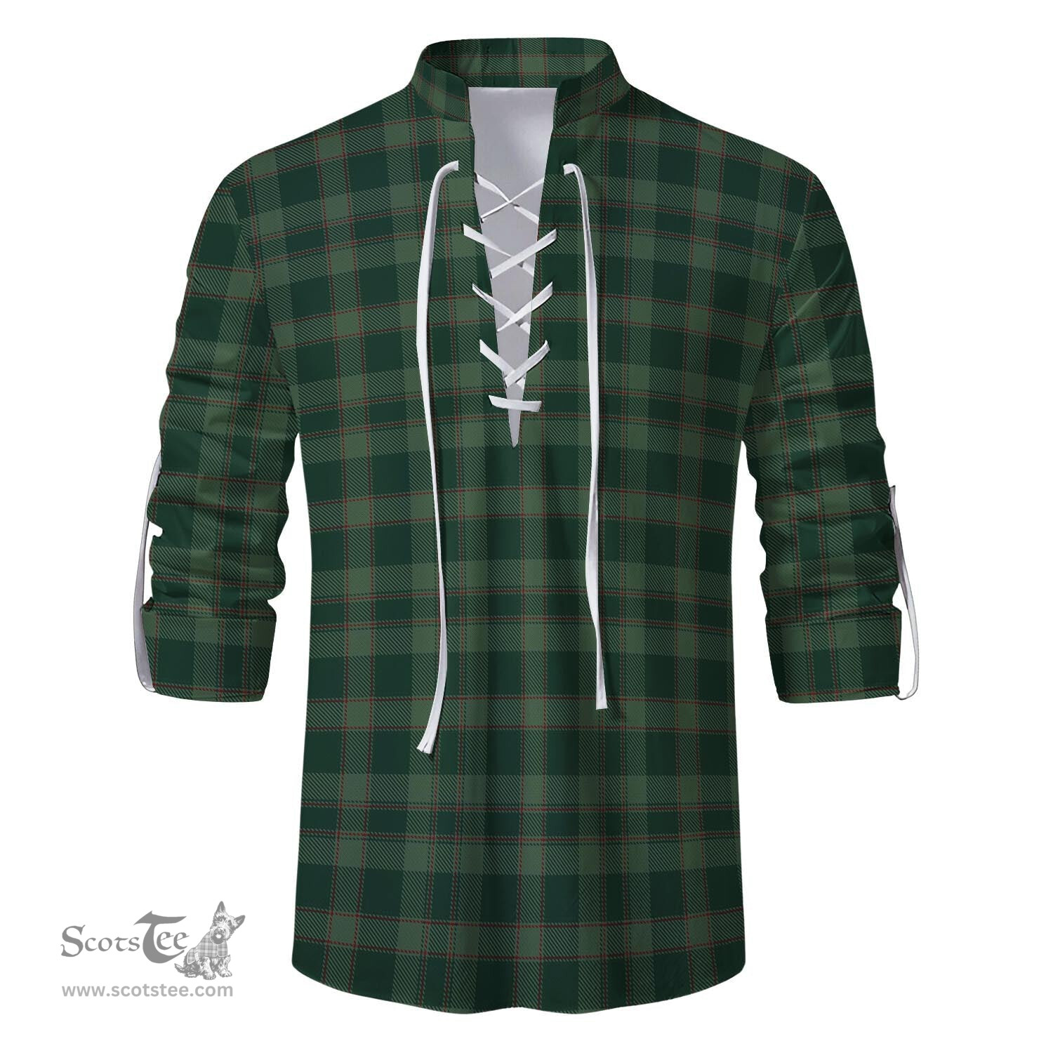 ScotsTee Shop Scottish Donachie of Brockloch Hunting Clan Tartan Mens Scottish Jacobite Ghillie Casual Shirt
