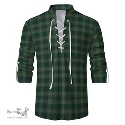 ScotsTee Shop Scottish Donachie of Brockloch Hunting Clan Tartan Mens Scottish Jacobite Ghillie Casual Shirt