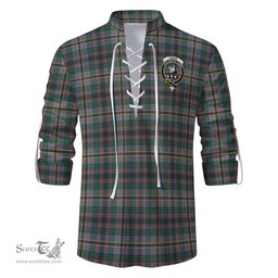 ScotsTee Shop Scottish Craig Ancient Clan Crest Tartan Mens Scottish Jacobite Ghillie Casual Shirt