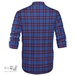ScotsTee Shop Scottish Elliot Modern Clan Tartan Mens Scottish Jacobite Ghillie Casual Shirt