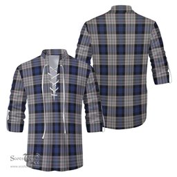 ScotsTee Shop Scottish Ferguson Dress Clan Tartan Mens Scottish Jacobite Ghillie Casual Shirt