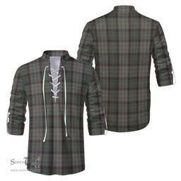 ScotsTee Shop Scottish Cochrane Hunting Clan Tartan Mens Scottish Jacobite Ghillie Casual Shirt