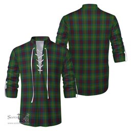 ScotsTee Shop Scottish Connolly Hunting Clan Tartan Mens Scottish Jacobite Ghillie Casual Shirt