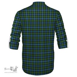 ScotsTee Shop Scottish Dyce Clan Tartan Mens Scottish Jacobite Ghillie Casual Shirt