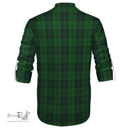 ScotsTee Shop Scottish Dunbar Hunting Clan Tartan Mens Scottish Jacobite Ghillie Casual Shirt