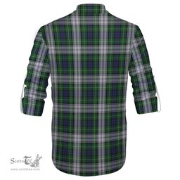 ScotsTee Shop Scottish Forbes Dress Clan Tartan Mens Scottish Jacobite Ghillie Casual Shirt