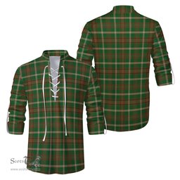 ScotsTee Shop Scottish Copeland Clan Tartan Mens Scottish Jacobite Ghillie Casual Shirt