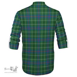 ScotsTee Shop Scottish Duncan Ancient Clan Tartan Mens Scottish Jacobite Ghillie Casual Shirt