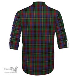 ScotsTee Shop Scottish Deas Clan Tartan Mens Scottish Jacobite Ghillie Casual Shirt