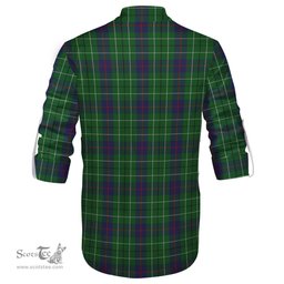 ScotsTee Shop Scottish Duncan Clan Tartan Mens Scottish Jacobite Ghillie Casual Shirt
