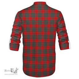 ScotsTee Shop Scottish Cumming Modern Clan Tartan Mens Scottish Jacobite Ghillie Casual Shirt
