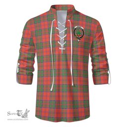 ScotsTee Shop Scottish Grant Ancient Clan Crest Tartan Mens Scottish Jacobite Ghillie Casual Shirt