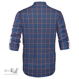 ScotsTee Shop Scottish Cian Clan Tartan Mens Scottish Jacobite Ghillie Casual Shirt