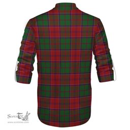 ScotsTee Shop Scottish Grant Clan Tartan Mens Scottish Jacobite Ghillie Casual Shirt