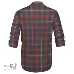 ScotsTee Shop Scottish Fraser Hunting Modern Clan Crest Tartan Mens Scottish Jacobite Ghillie Casual Shirt