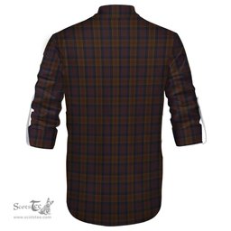 ScotsTee Shop Scottish Laois County Ireland Clan Tartan Mens Scottish Jacobite Ghillie Casual Shirt