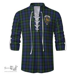 ScotsTee Shop Scottish Gow Hunting Clan Crest Tartan Mens Scottish Jacobite Ghillie Casual Shirt