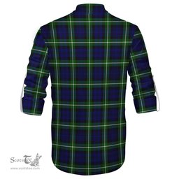 ScotsTee Shop Scottish Lammie Clan Crest Tartan Mens Scottish Jacobite Ghillie Casual Shirt