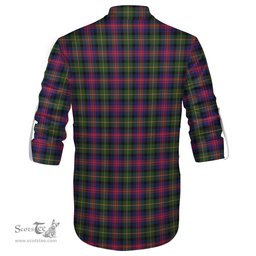 ScotsTee Shop Scottish Logan Modern Clan Crest Tartan Mens Scottish Jacobite Ghillie Casual Shirt
