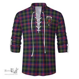 ScotsTee Shop Scottish Logan Modern Clan Crest Tartan Mens Scottish Jacobite Ghillie Casual Shirt