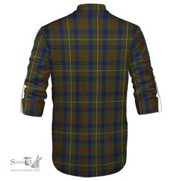 ScotsTee Shop Scottish Fraser Hunting Clan Tartan Mens Scottish Jacobite Ghillie Casual Shirt