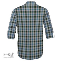 ScotsTee Shop Scottish Henderson Dress Clan Crest Tartan Mens Scottish Jacobite Ghillie Casual Shirt