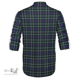 ScotsTee Shop Scottish Graham of Montrose Modern Clan Crest Tartan Mens Scottish Jacobite Ghillie Casual Shirt