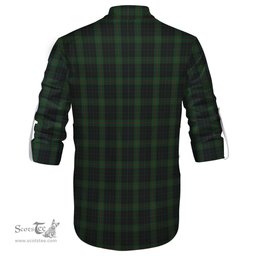 ScotsTee Shop Scottish Gunn Logan Clan Tartan Mens Scottish Jacobite Ghillie Casual Shirt