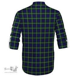 ScotsTee Shop Scottish Lamont Modern Clan Crest Tartan Mens Scottish Jacobite Ghillie Casual Shirt