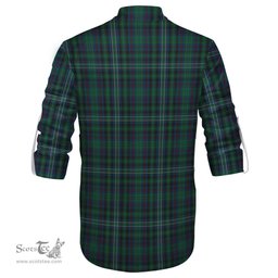ScotsTee Shop Scottish Killen Clan Tartan Mens Scottish Jacobite Ghillie Casual Shirt