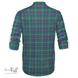 ScotsTee Shop Scottish Inglis Ancient Clan Tartan Mens Scottish Jacobite Ghillie Casual Shirt