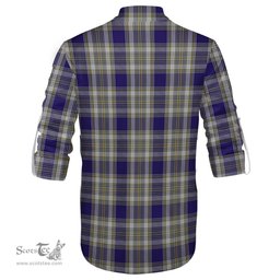 ScotsTee Shop Scottish Livingston Dress Clan Tartan Mens Scottish Jacobite Ghillie Casual Shirt