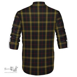 ScotsTee Shop Scottish Gwynn Clan Tartan Mens Scottish Jacobite Ghillie Casual Shirt