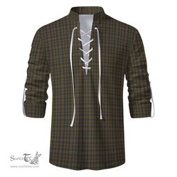 ScotsTee Shop Scottish Limerick County Ireland Clan Tartan Mens Scottish Jacobite Ghillie Casual Shirt