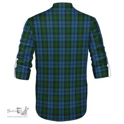 ScotsTee Shop Scottish Kerr Hunting Clan Tartan Mens Scottish Jacobite Ghillie Casual Shirt