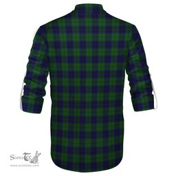ScotsTee Shop Scottish Keith Modern Clan Tartan Mens Scottish Jacobite Ghillie Casual Shirt
