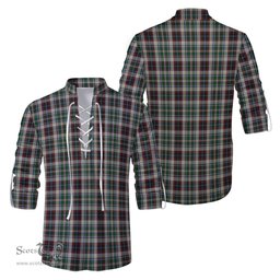 ScotsTee Shop Scottish Innes Dress Clan Tartan Mens Scottish Jacobite Ghillie Casual Shirt