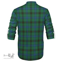 ScotsTee Shop Scottish Henderson Ancient Clan Tartan Mens Scottish Jacobite Ghillie Casual Shirt