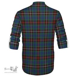 ScotsTee Shop Scottish Fraser Hunting Ancient Clan Tartan Mens Scottish Jacobite Ghillie Casual Shirt