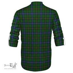 ScotsTee Shop Scottish Henderson Modern Clan Crest Tartan Mens Scottish Jacobite Ghillie Casual Shirt