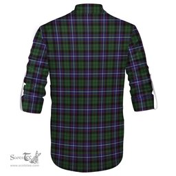 ScotsTee Shop Scottish Galbraith Modern Clan Crest Tartan Mens Scottish Jacobite Ghillie Casual Shirt
