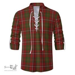 ScotsTee Shop Scottish Hay Clan Tartan Mens Scottish Jacobite Ghillie Casual Shirt