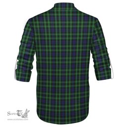ScotsTee Shop Scottish Graham of Montrose Clan Tartan Mens Scottish Jacobite Ghillie Casual Shirt