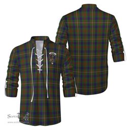 ScotsTee Shop Scottish Fraser Hunting Clan Crest Tartan Mens Scottish Jacobite Ghillie Casual Shirt