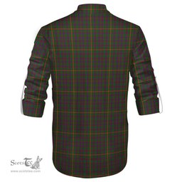 ScotsTee Shop Scottish Hall Clan Crest Tartan Mens Scottish Jacobite Ghillie Casual Shirt