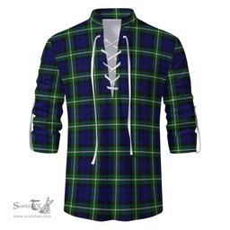 ScotsTee Shop Scottish Lammie Clan Tartan Mens Scottish Jacobite Ghillie Casual Shirt