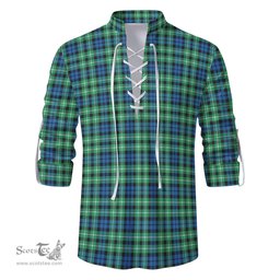 ScotsTee Shop Scottish Graham of Montrose Ancient Clan Tartan Mens Scottish Jacobite Ghillie Casual Shirt