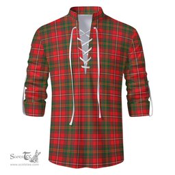 ScotsTee Shop Scottish Hay Modern Clan Tartan Mens Scottish Jacobite Ghillie Casual Shirt